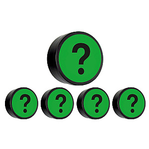 Vraagteken magneten, set van 5 stuks Ø 35mm