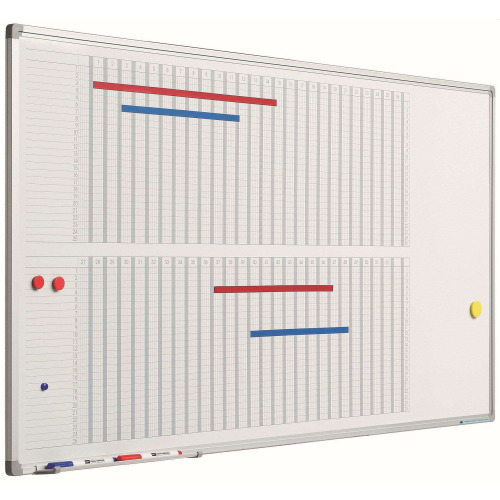 Planbord Softline profiel 8mm 53 Weken 60x120 cm
