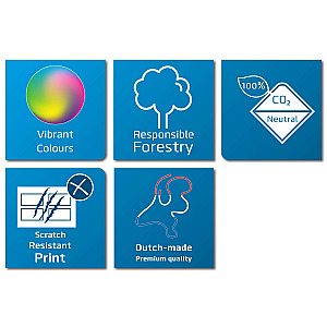 Jaarplanner blauw, Softline profiel, Jan- Dec, NL 90x120 cm