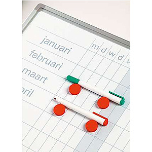 Planbord Softline profiel 8mm Jaar NL, incl. dagstroken 60x120 cm