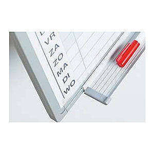 Planbord Softline profiel 8mm, Verticaal jaar, NL incl. maand-/dagen-/cijferstroken 90x120 cm