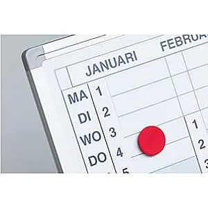 Planbord, Verticaal jaar, met maand-/dag-/cijferstroken