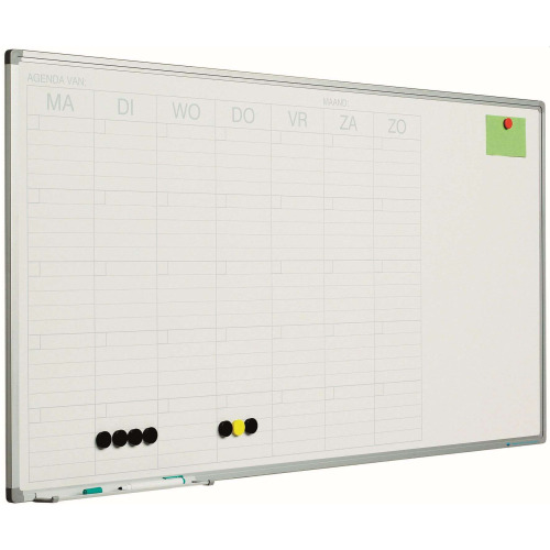 Week planbord 60x120 cm